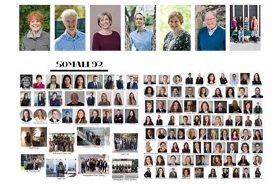 [ai] A collage of profile images featuring various individuals, including both portraits and group photos. The top section showcases several headshots of men and women, while the lower half includes a grid of multiple photos of diverse individuals, some in professional settings.